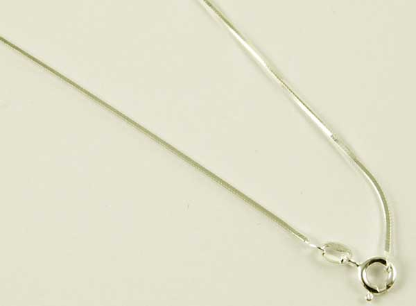 Silver Chain Snake 22 Inch