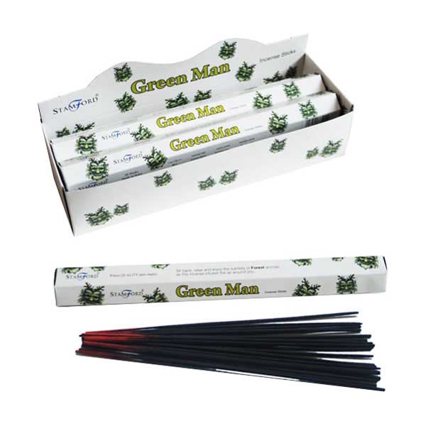 Incense Stick Stamford Hexagonal Green Man 6pcs