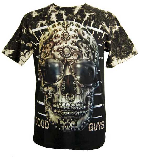 T-Shirt Medium Skull Studded