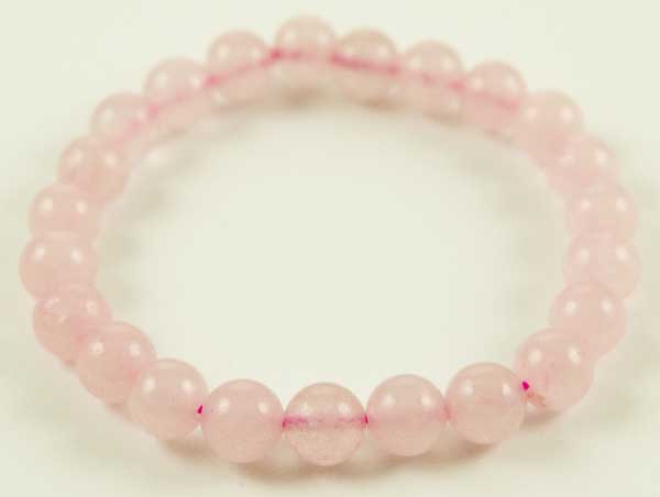 Power Bracelet Rose Quartz Beads