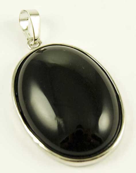 Pendant Oval Shape Onyx