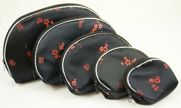 Purse Black Chinese Style 5pc