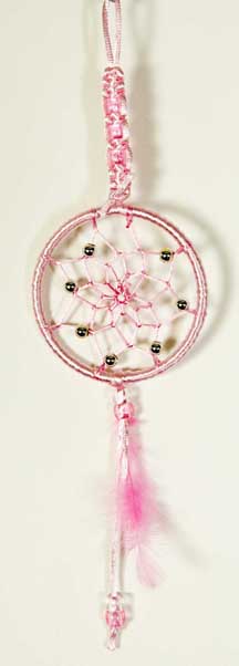Dream Catcher Braided Pink