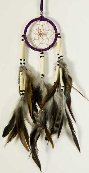Dream Catcher Bone Purple