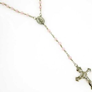 Rosary Bead Rose Quartz Stones