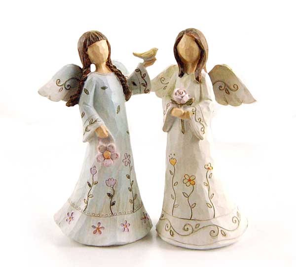 Angel Floral Set Of 2