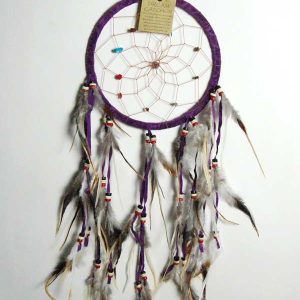 Dream Catcher Wood Beads Purple