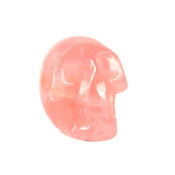 Skull Rose Quartz Stone 3cm