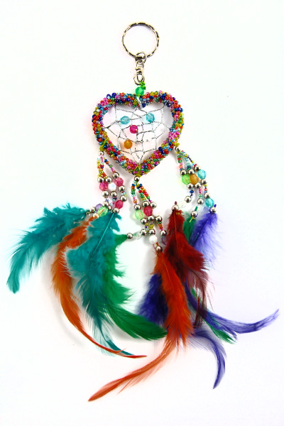 Keyring Dream Catcher Heart
