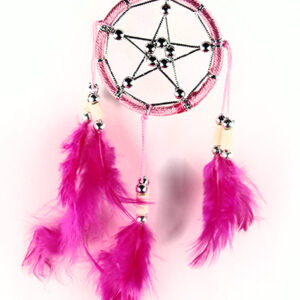 Dream Catcher Pentagram Pink