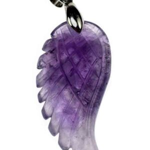Pendant Wing Amethyst 35mm