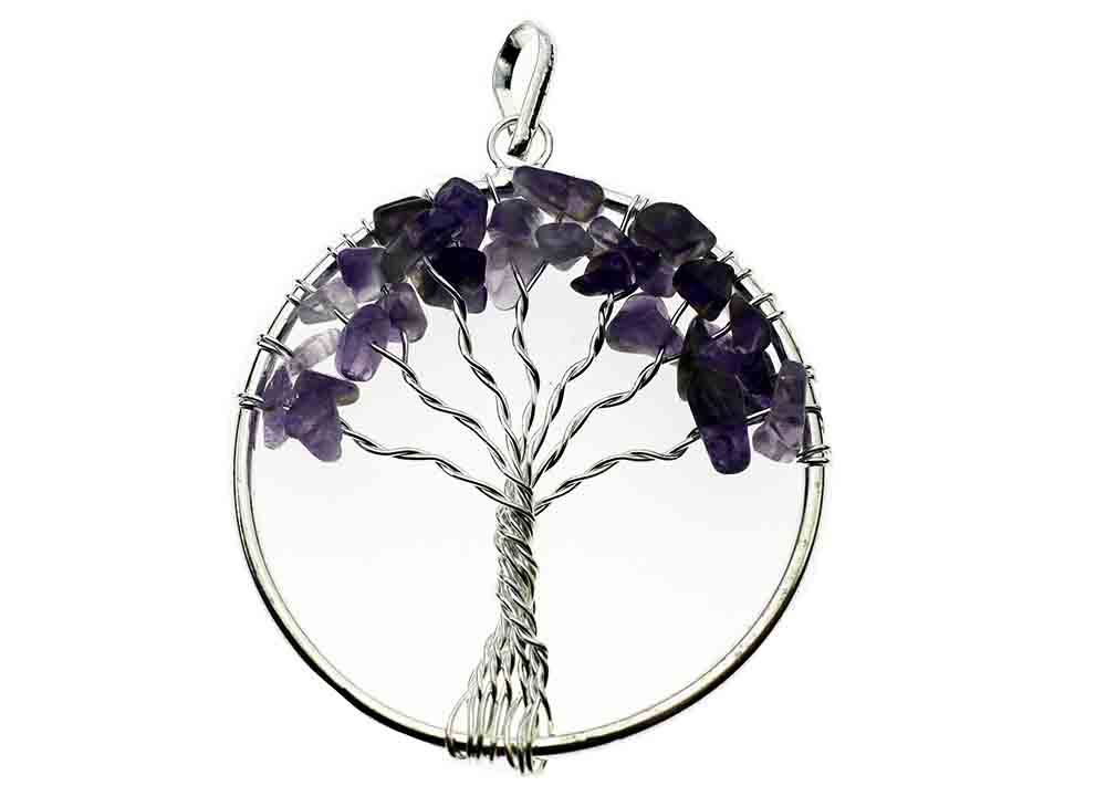 Pendant Amethyst Tree Of Life