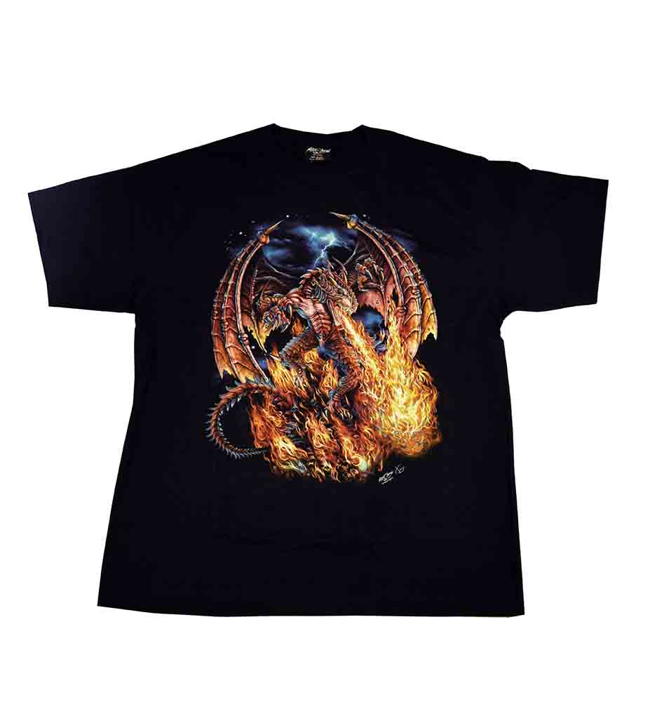 T-Shirt XXL Winged Dragon