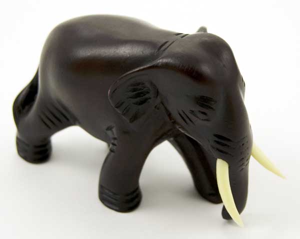 Elephant Figurine Resin H7.5cm