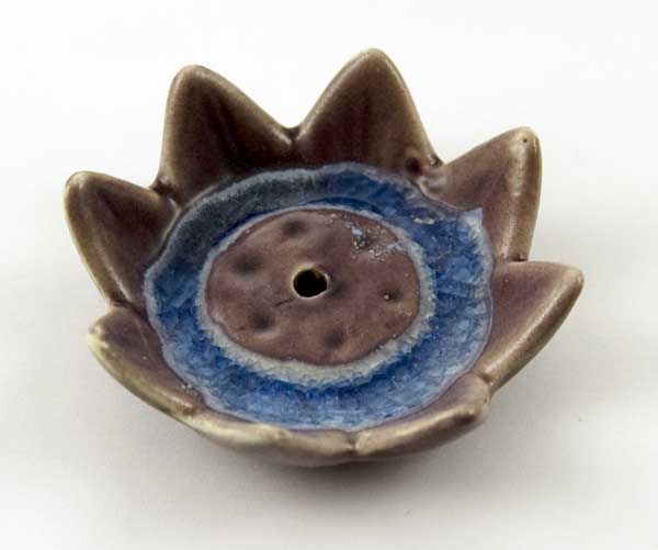 Lotus With Glass Purple W5.3cm 2pcs