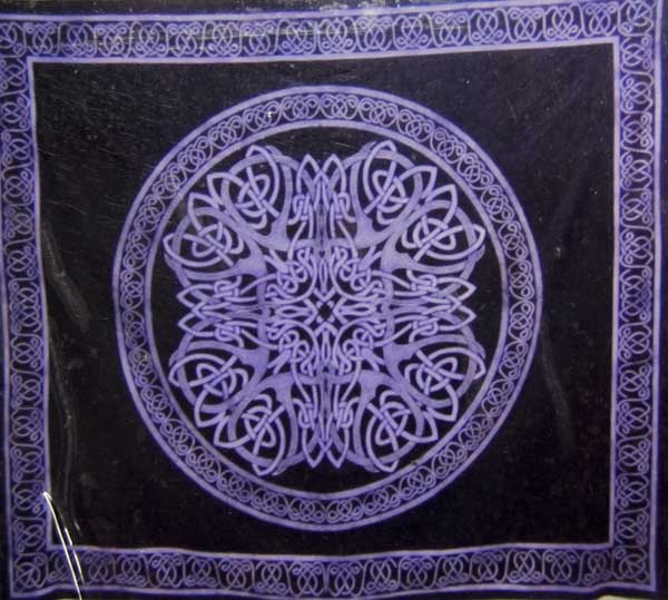 Bedspread Single Celtic Mandala Purple