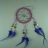 Dream Catcher Beaded Mirrors Black 7.5cm