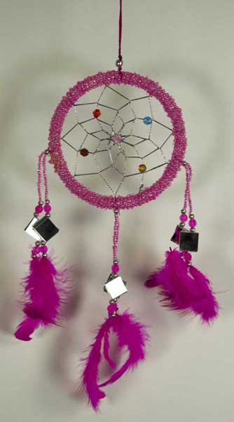 Dream Catcher Pink 9cm