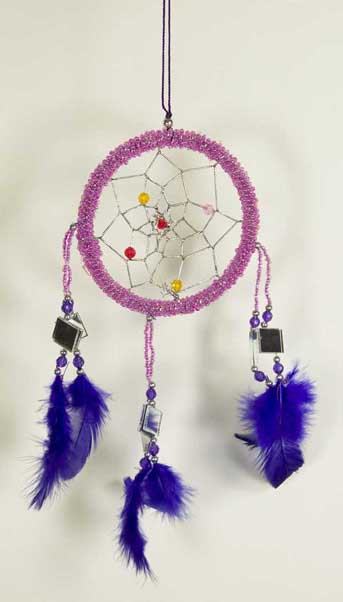 Dream Catcher Purple 9cm