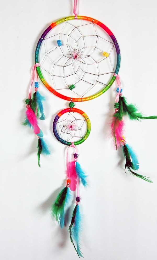Dream Catcher Rainbow 6.5 Inch