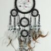 Dream Catcher Beaded Mirrors Black 9cm