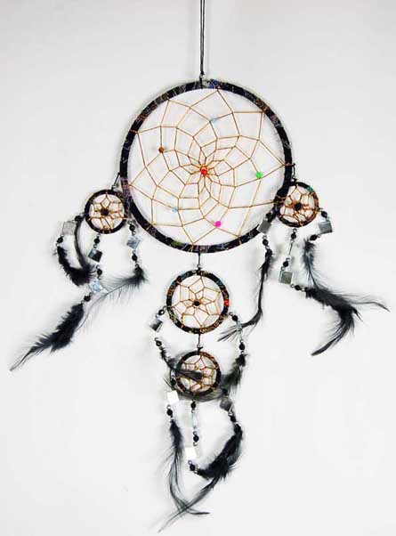 Dream Catcher Batiq Black 16cm