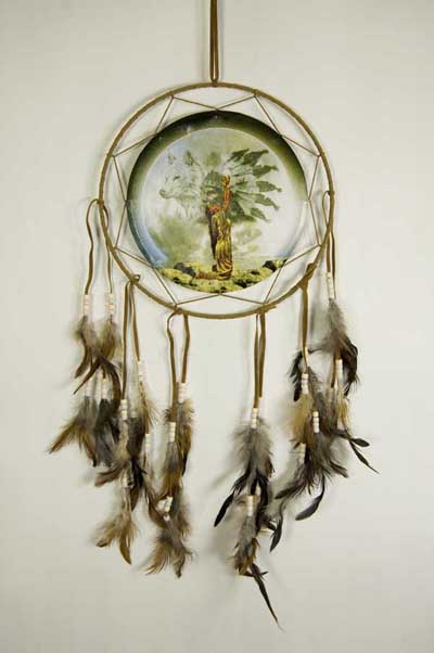 Dream Catcher Indian Woman
