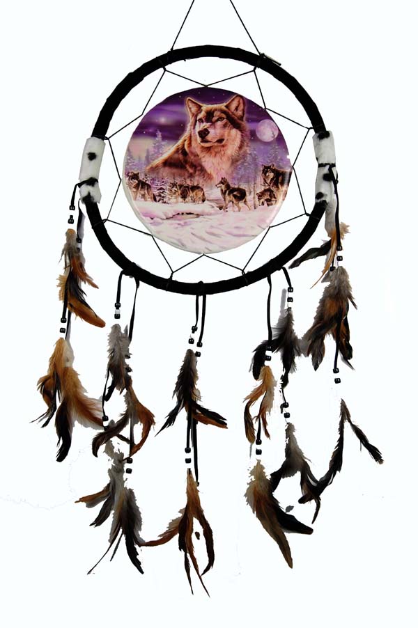 Dream Catcher Pack Of Wolves