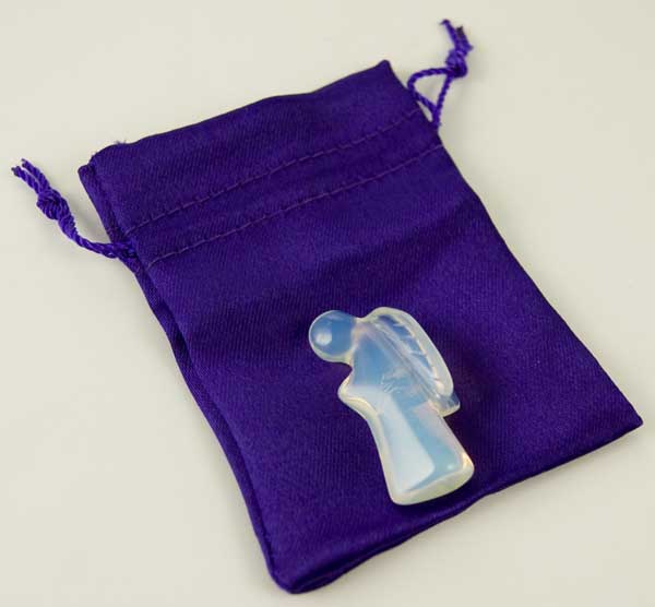 Stone Opalite Wish Angel