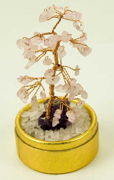 Tree Chip Stone Rose Quartz