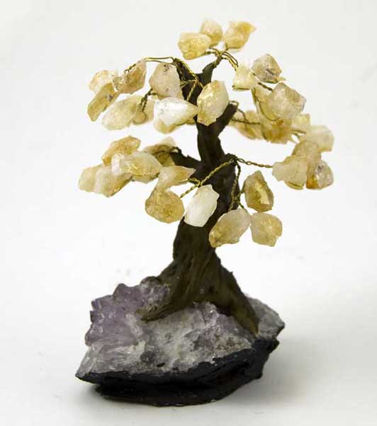 Stone Citrine Tree
