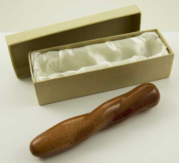 Crystal Wand Goldstone L11.5cm