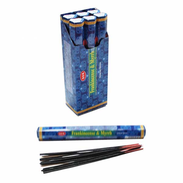 Incense Sticks Sia Hexagonal Frankincense And Myrrh