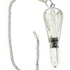Pendant Amber Triple Triangular Cognac