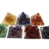 Pendant Amber Triple Triangular Cognac