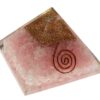 Pendant Amber Triple Triangular Cognac