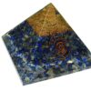 Pendant Amber Triple Triangular Cognac