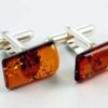 Ring Amber Green 2 Rectangle