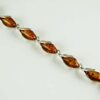 Bracelet Amber Cognac Pear Drop
