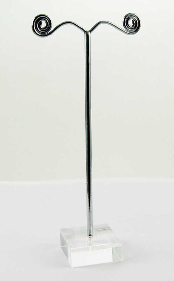 Display Earring Stand Acrylic Base 11.5cm