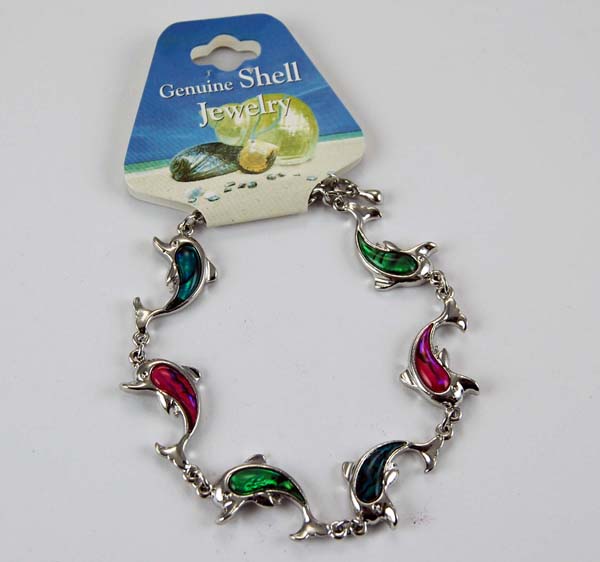 Bracelet Shell Dophin Pink