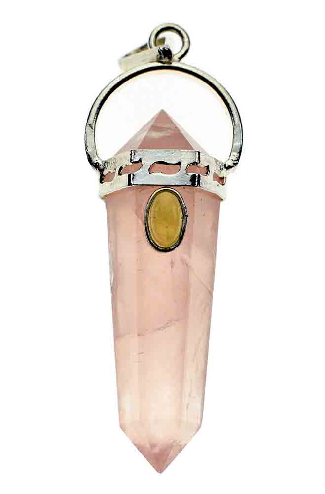 Pendant Rose Quartz Point L4cm