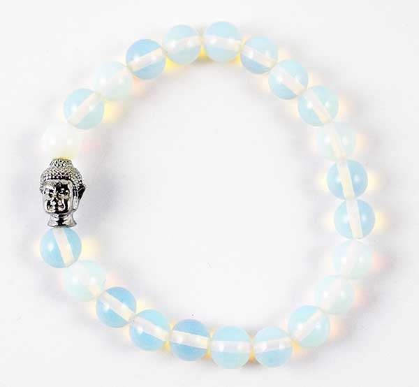 Bracelet Buddha Head Opalite