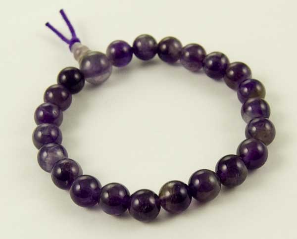 Bracelet Mala Beads Amethyst