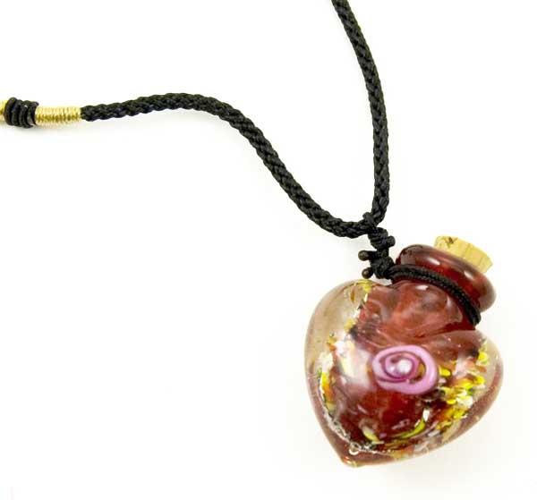Necklace Glass Perfume Bottle