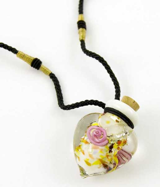 Necklace Glass Perfume Bottle