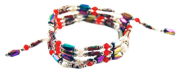 Bracelet Magnetic Hematite Rainbow