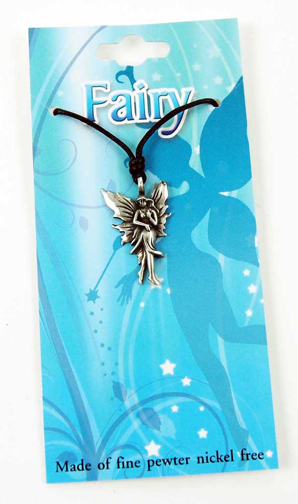 Pendant Pewter Fairy Posing