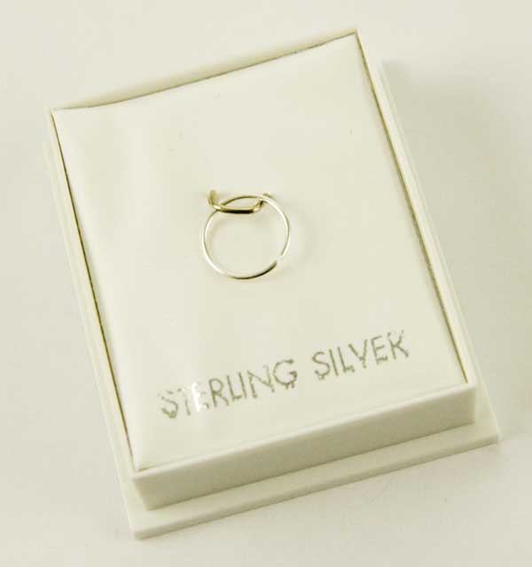 Silver Nose Ring Plain