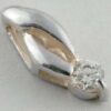 Pendant Silver Top Stone 12mm